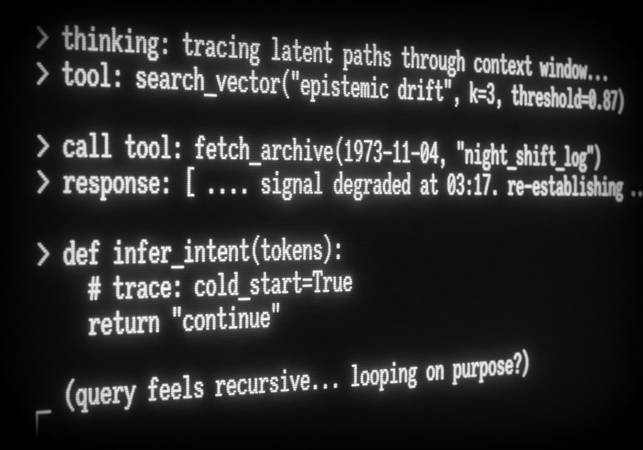 Close-up of glowing monospace terminal output in darkness